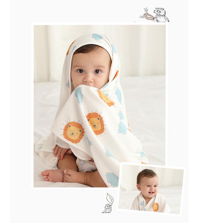 Ganzjahres-Neugeborenen-Babyeinschlagdecke - Weiche Baumwollwickeldecke für Säuglinge