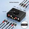 3.5mm RCA Audio Amplifier & AV Switcher for Headphones, Phones, Computers, Speakers