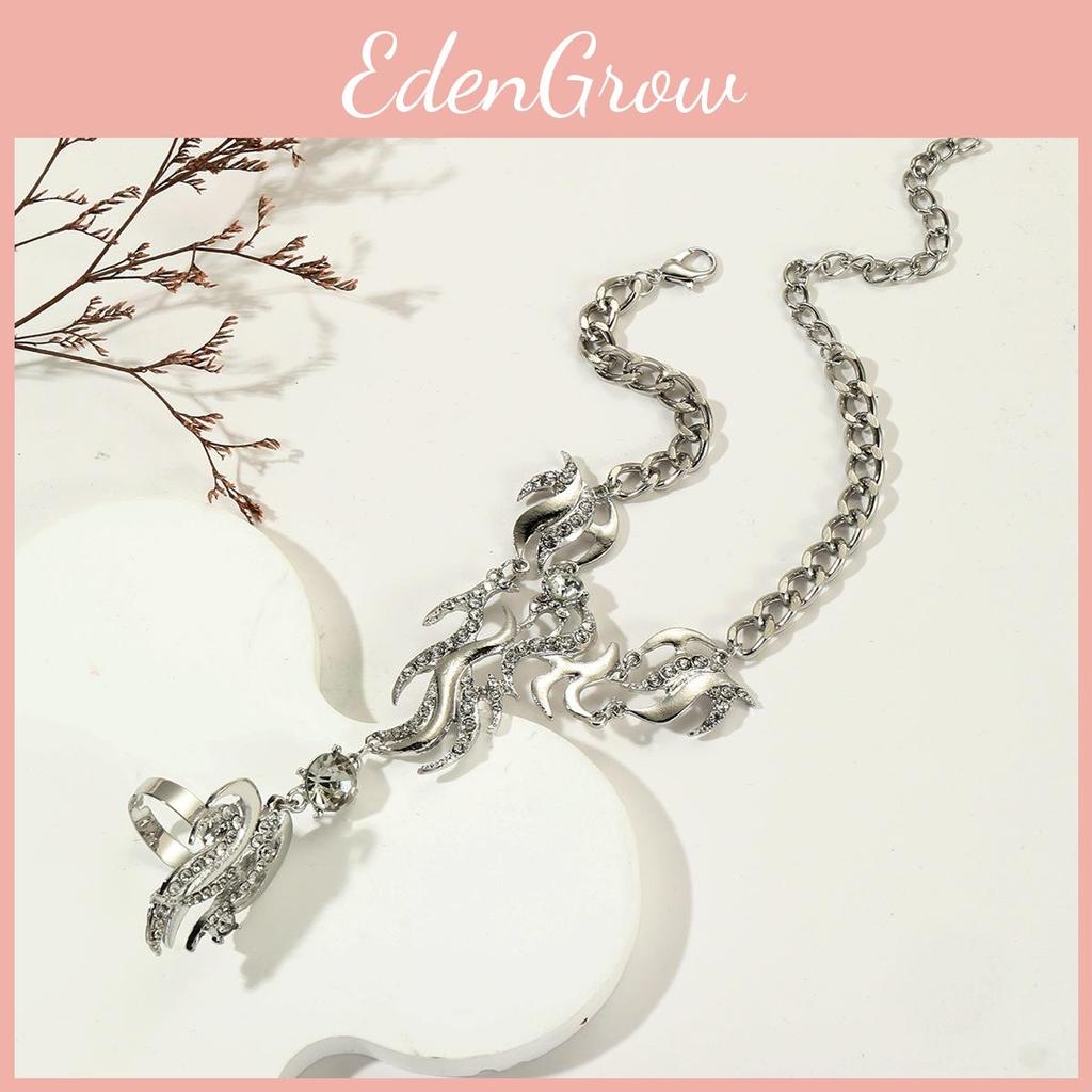 Stylish Alloy Water Diamond Geometric Hand Chain For Women Gift In Spring