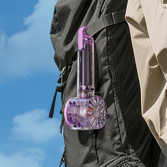 Portable Handheld Fan Rechargeable Cooling Fan Battery Operated Personal Fan with 3-Speed Adjustable