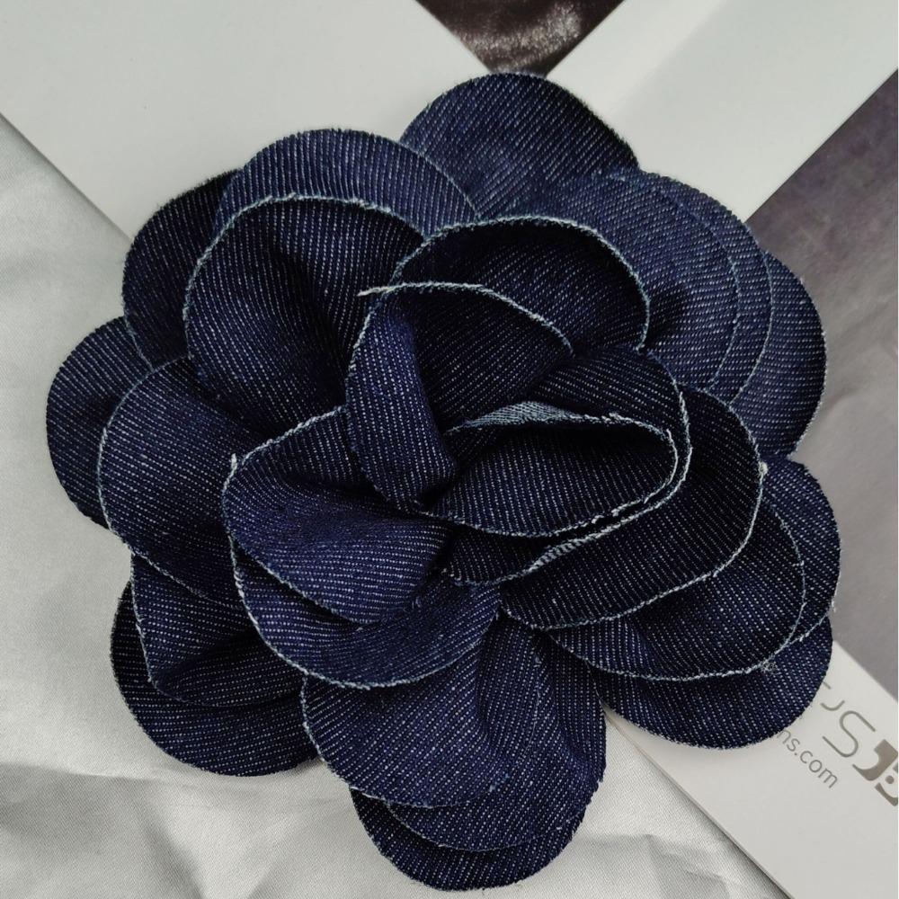Spilla Floreale 3D Fatta a Mano Applique da Cucito Fai da Te 2024 Toppa Camelia Decorazione Vestiti