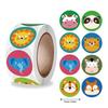 New 500pcs/roll Animals Stickers For Kids Teacher Reward Stickers School Classroom Supplies Round Encourage Stickers
