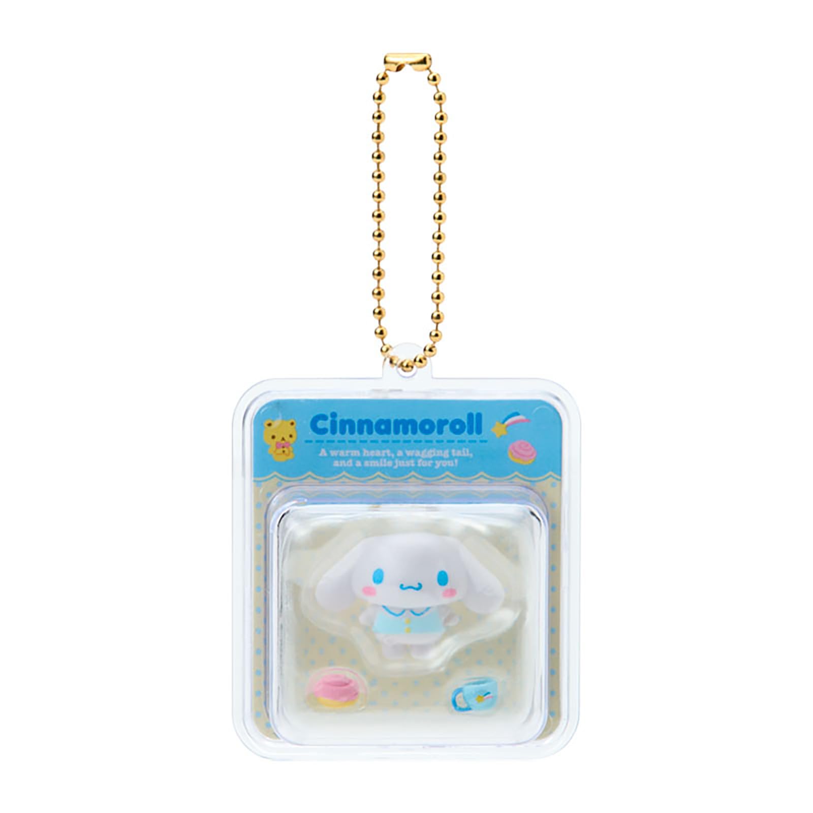 

Sanrio Миниатюрный Шарм-Подвеска в Упаковке Cinnamoroll AS Бумага 059277 (Миниатюрная игрушка) ПВХ, Смола,