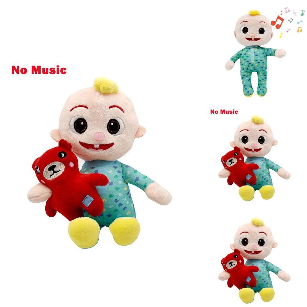 Kawaii Music Doll Cocomelon Watermelon Plush Toy With Melodic Songs And Soft Texture For Kids