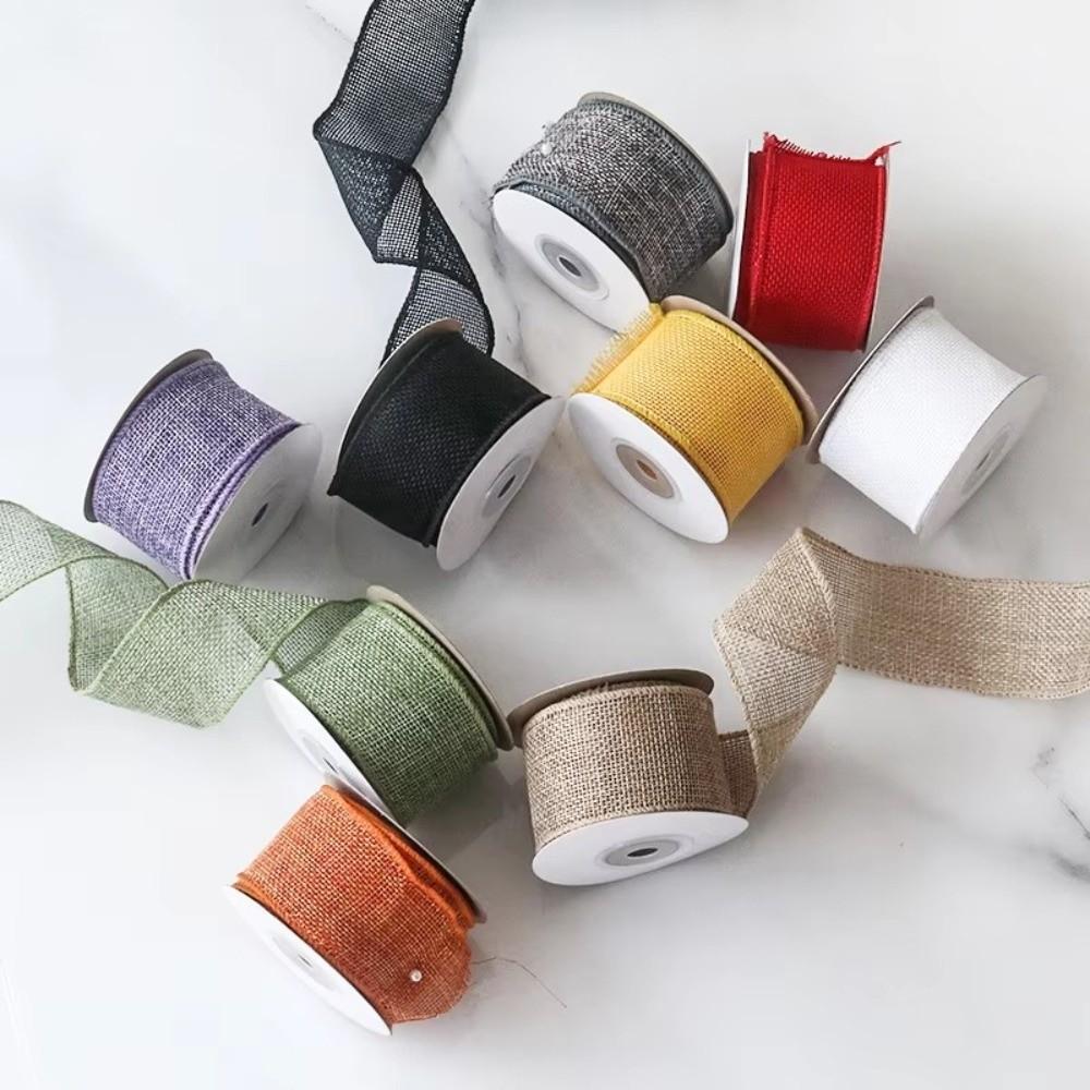 4.5M/Roll Crafts Ribbon Bows DIY Fabric Ribbon Vintage Gifts Packaging Material