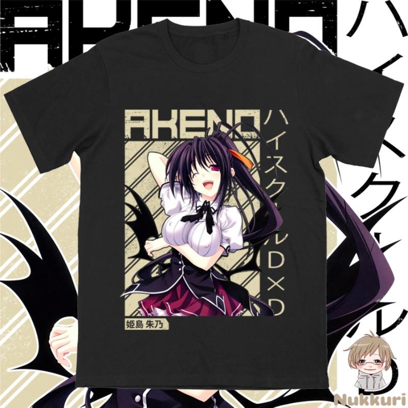 Japanese Anime Women s T-shirt - High School DxD - Akino Himejima Summer Women s Fashion Top T-shirt S 2169₽