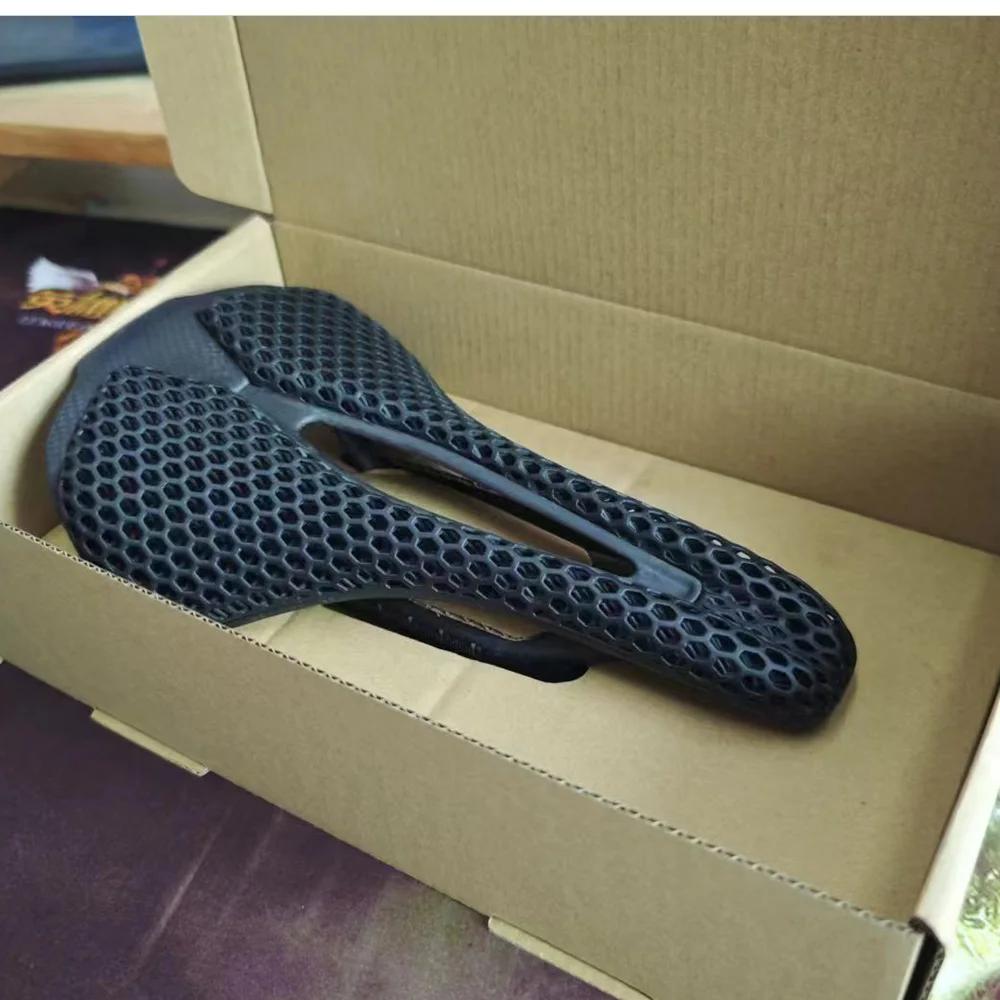 GOLDIX 3D Baskı Karbon Bisiklet Sele Ultralight Havalandırmalı Su Geçirmez Orijinal Tasarım Yol MTB Yarış Minderi Unisex
