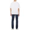Calvin Klein Camiseta de Manga Corta con Cuello Redondo y Logo Talla Grande para Hombre Camisetas Blancas 4RAB821-YAA