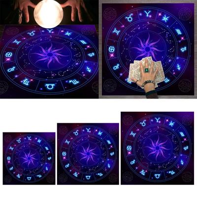 Astrologia Tarocchi Tovaglia da tavolo Altare Metafisico Gioco da tavolo Pendolo Divinazioni Tovaglia da altare Gioco da tavolo Carte Pad