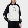 Fila Fusion Color Block Letter Embroidered Hooded American Casual Sports Sweatshirt Women sweatshirt White T11W312210F-WT