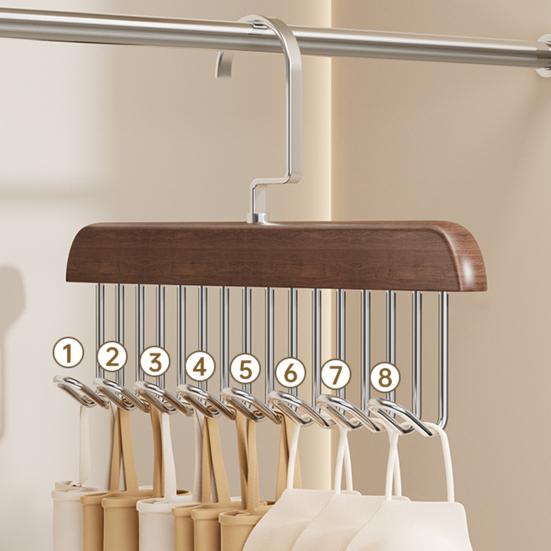 Tank Top Hanger Bra Underwear Holder 360-Degree Rotatable Strong Load-bearing Multi-Function Sling Hanger Wardrobe Organizer