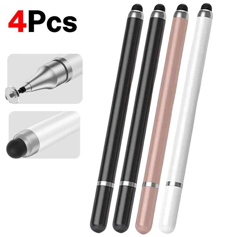 1-8Pcs Double-Headed Universal Stylus Pen For iPad Tablet Android IOS Phone Drawing Writing Capacitive Screen Touch Stylus Pens