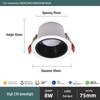 Nufeng LED Deep Cup Anti-Glare Embedded Downlight
