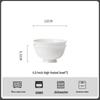 KangFuTao Jingdezhen Pure White Ceramic Dining Bowls