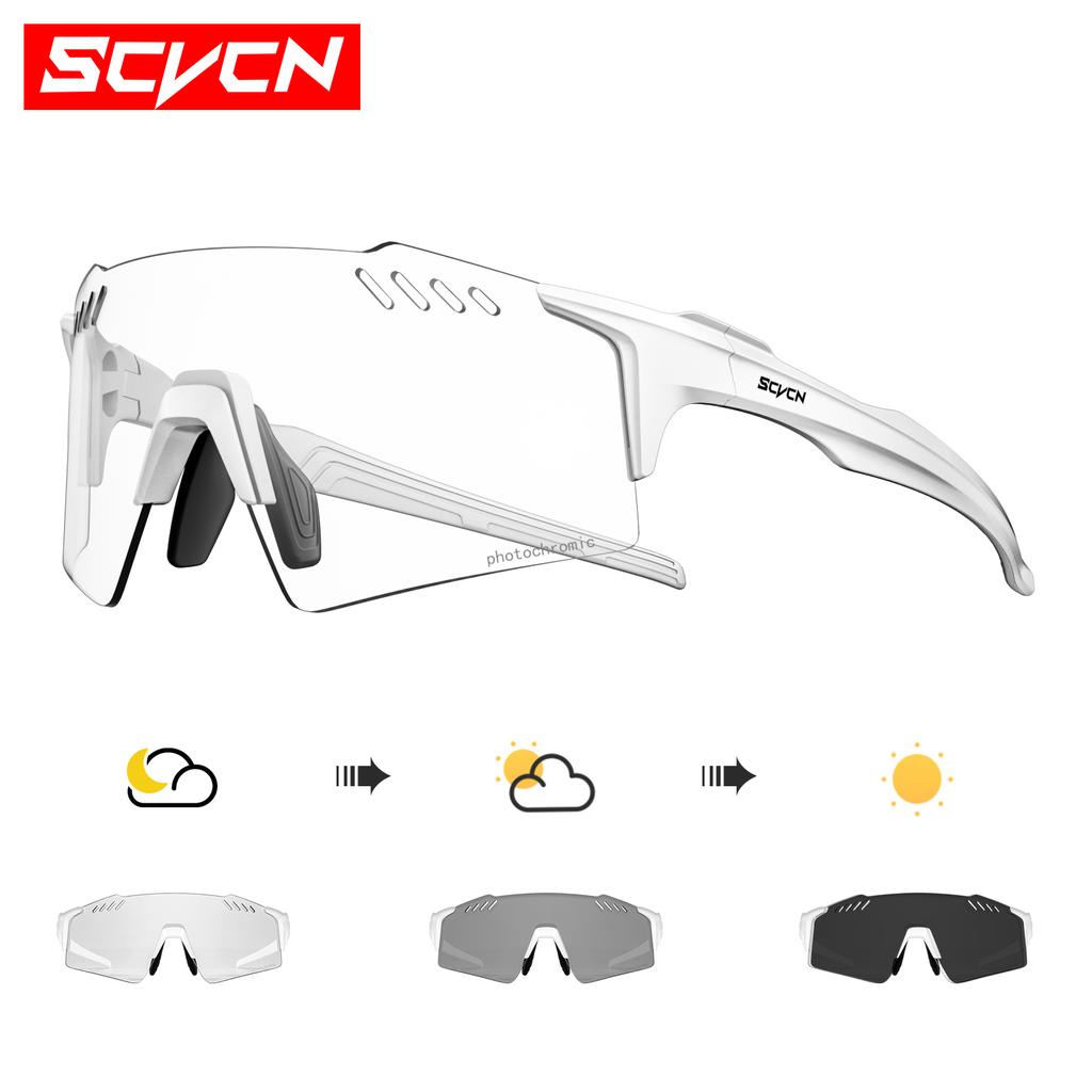 SCVCN Neue Fahrrad-Sonnenbrillen für den Außenbereich, Fahrradbrille für Männer und Frauen, MTB, Rennrad, Sport, Bergsteigen, UV400, Wanderbrille