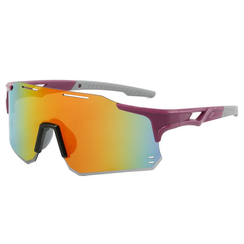 Winddichte bunte rahmenlose photochrome Radsport-Sonnenbrille für Tag- und Nachtgebrauch