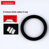1-6 Minute Sealing Black O-Ring: Rubber Gasket for Water Pipe Joint, Threaded Interface Leak Prevention.