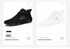 Men's Genuine Leather Hand-Stitched Mid-Top Octopus Driving Shoes - Large Size
