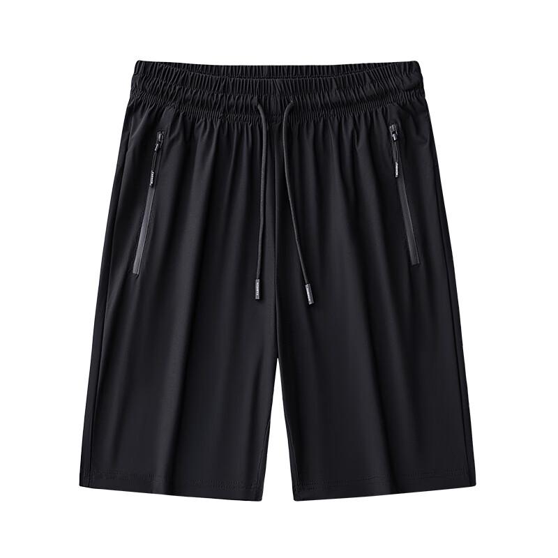 Men s Quick-Dry Ice Silk Sports Shorts L