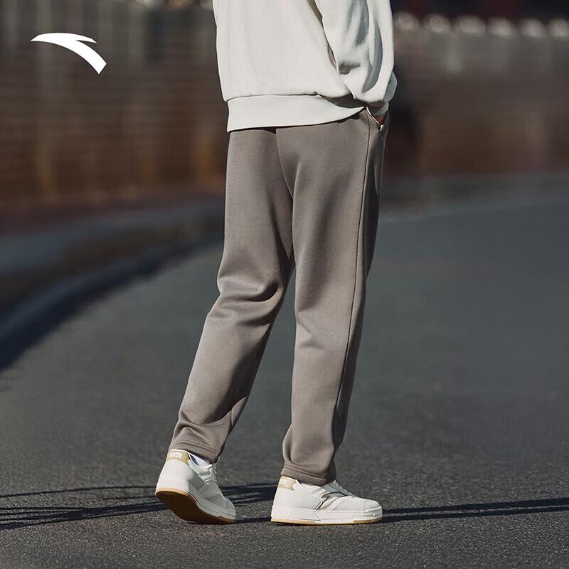 Anta Men s Winter Fleece-Lined Straight-Leg Thermal Sports Pants 4XL