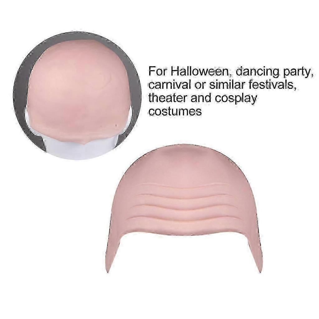 Maskne Bald Costume Accessories Bald Head Mask Bald Cosplay Head Mask Bald Cosplay Mask New Arrival
