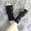 Rivet Half-finger Gloves Y2K Arm Cover Cool Fingerless Mittens  Outdoors