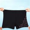 Summer Quick Drying Elastic and Breathable Mid Waist Flat Angle Swim Trunks Three-dimensional Non Stuffy Men's Shorts