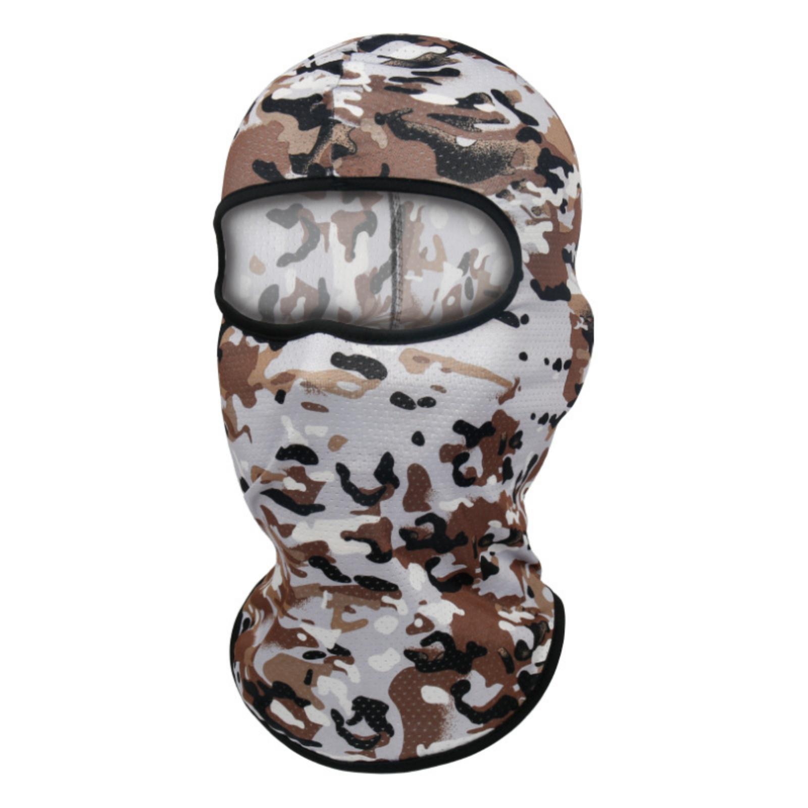 

Full Face Lightweight Stretch Fabric Breathable Outdoor Camouflage Pattern Design for Men Women Unisex Sports Activities One Size