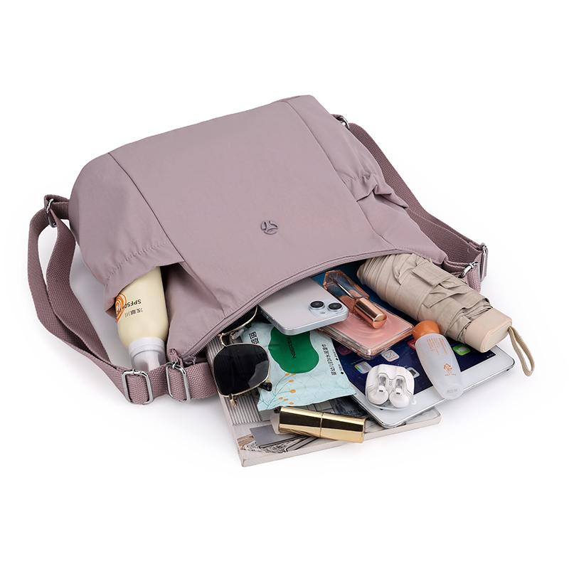 Women's Large Capacity Shoulder Bag Lightweight Crossbody Bag Multi-Back Backpack