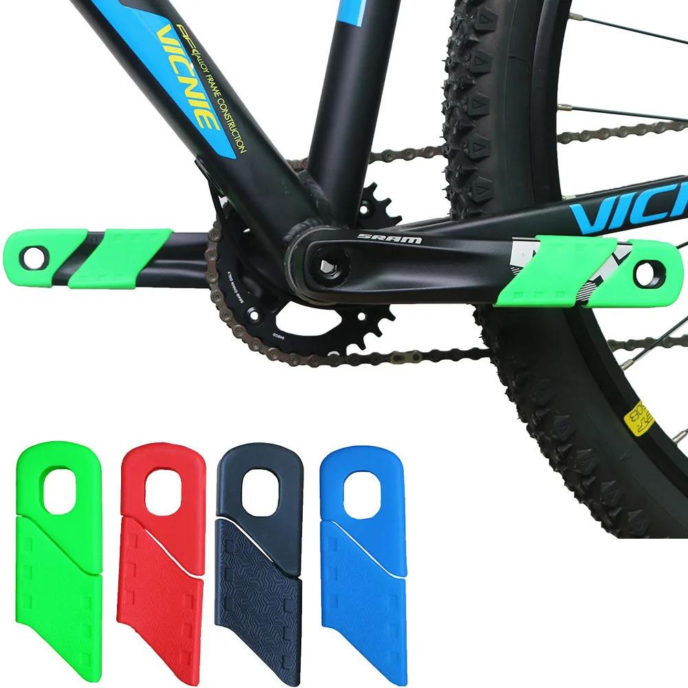 1set Mountain Bike Crank Protective Cover MTB Bike Crank Set Protective Crank Arm Cover Universal Bicycle Accessories