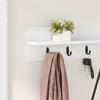 Wall Mounted Nightstand White 100 X 10.5 X 18 Cm Engineered Wood