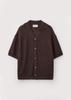 UMARMUNG Japanese Paper Yarn Crochet Shirts_Umber