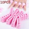 10Pcs Nail Art Soft Foam Finger Toe Separator Set Salon DIY Painting Nails Extending Anti Touch