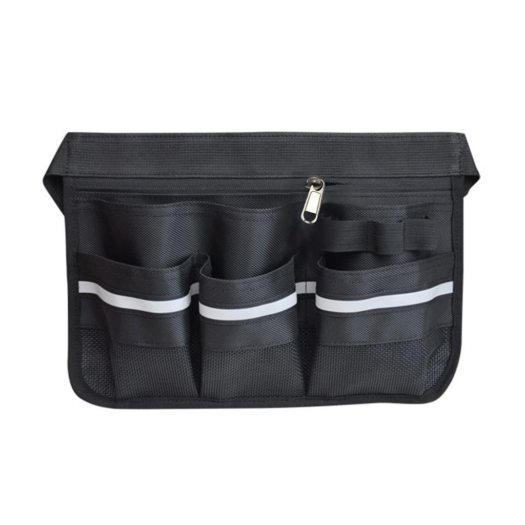 Heavy Duty Canvas Tool Waist Bag Tool Belt With Spacious Pocket For Gardening, Electrical And Maintenance Tool