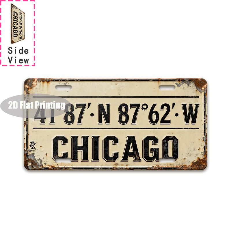 Tin Sign - Vintage Durable Metal Plaque Wall Decor, Home Office Bar Man Cave Mudroom Pet Room Birth Year City Themed Wall Art