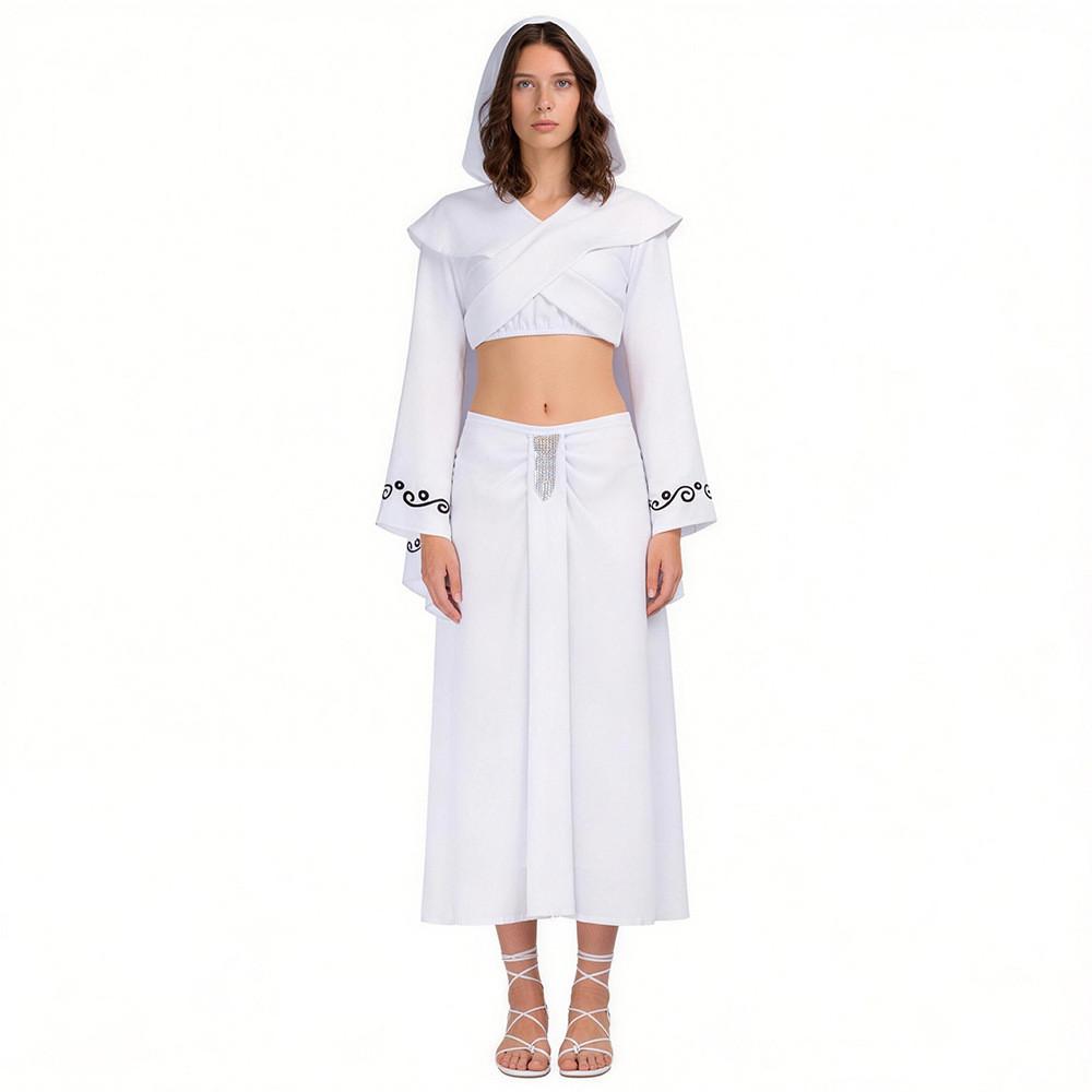 Star Wars Padme Amidala Cosplay Anzug im Vintage-Stil für Theater- und Kostümveranstaltungen