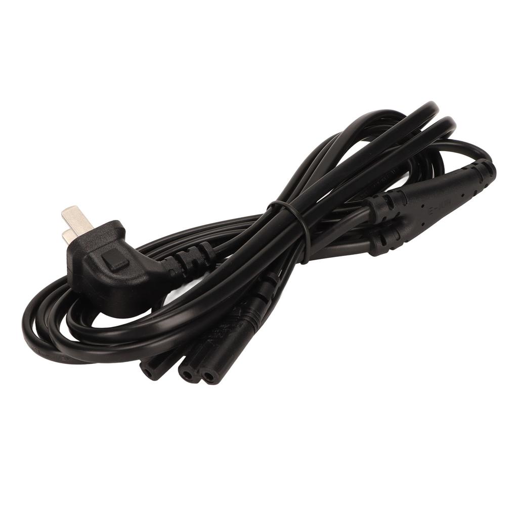 1 15P auf Dual IEC320 C7 Stromkabel, flammhemmendes, wasserdichtes 1-in-2-Out-Adapter-Verlängerungskabel