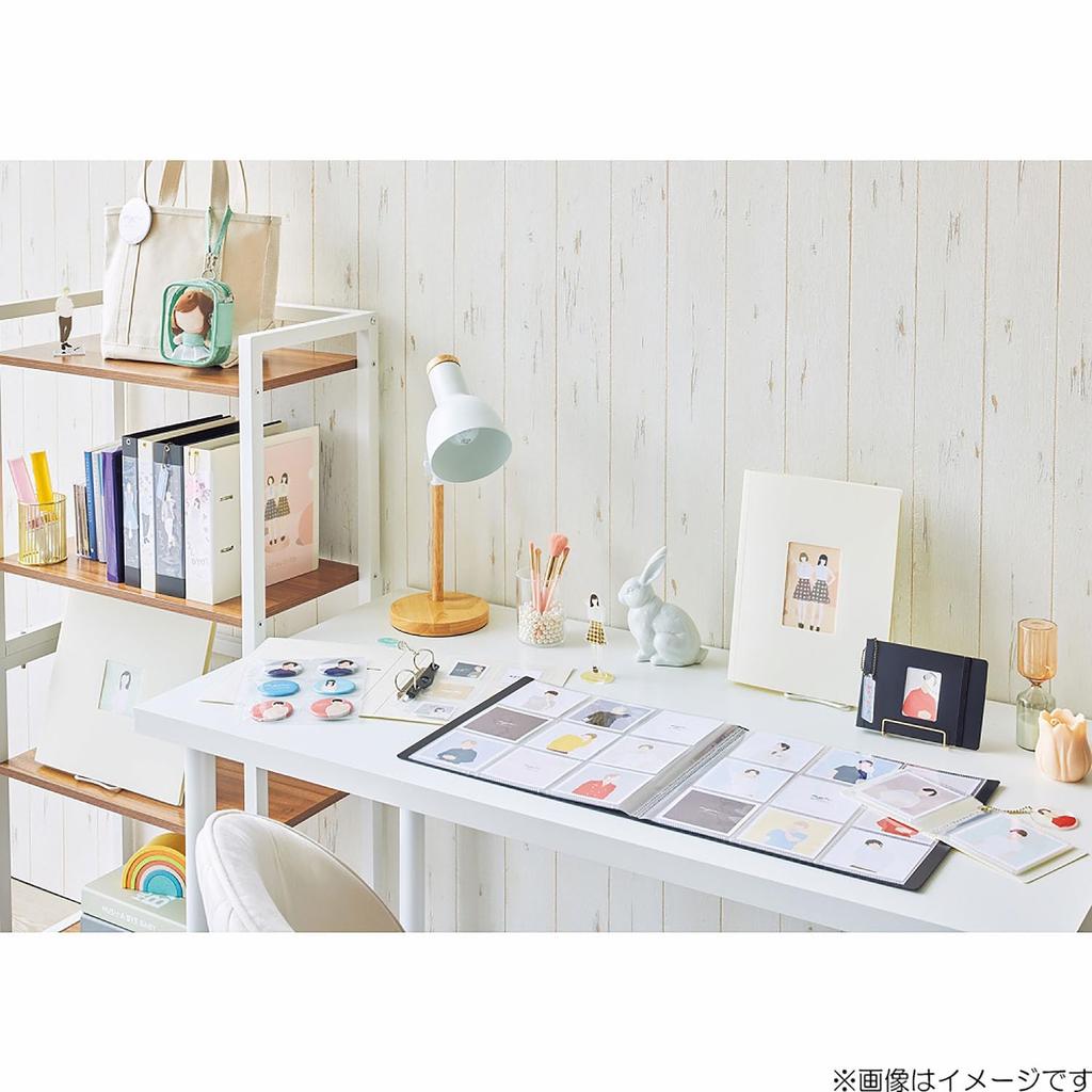 LIHIT LAB Myfa Oshikatsu Plush Toy Decoration Box Pouch Powder Blue A3306-14