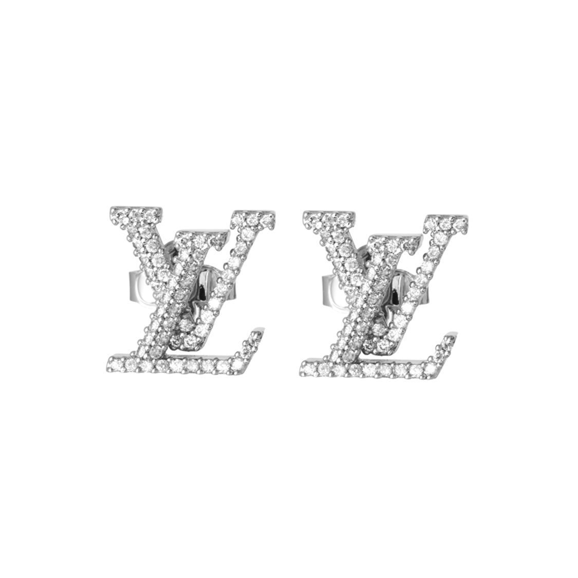 

Louis Vuitton Іконічний Логотип Lv Декоративні Металеві Сережки Жіночі Сережки Срібло M00608 Heart Shopping Bag