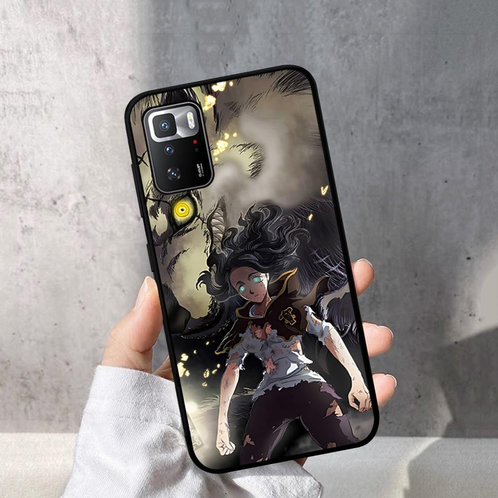 Black Clover Phone Case For Redmi Note 4 X 5 A 6 7 8 T 9 9S 10 11 11S 11Epro Poco M3 Pro