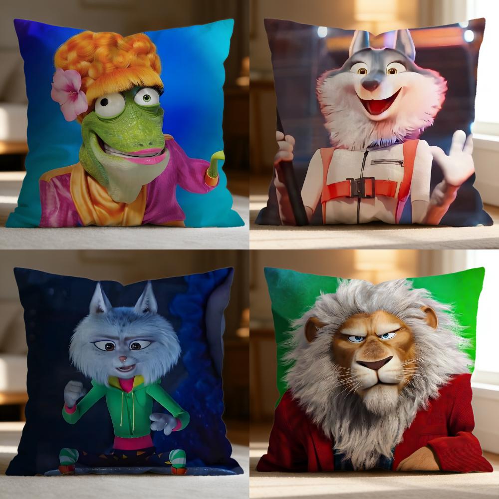 Fashion SSingew Cushion Cover Soft Washable Pillow Case Multi-Scene for Couch Bed Travel Office Use