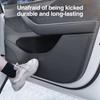 Pads Anti-Coup de Pied pour Portes de Voiture Pour Tesla Model Y Juniper / 3 Highland Panneau de Porte Latérale en Cuir Protecteur Anti-Salissure Décoration de Voiture