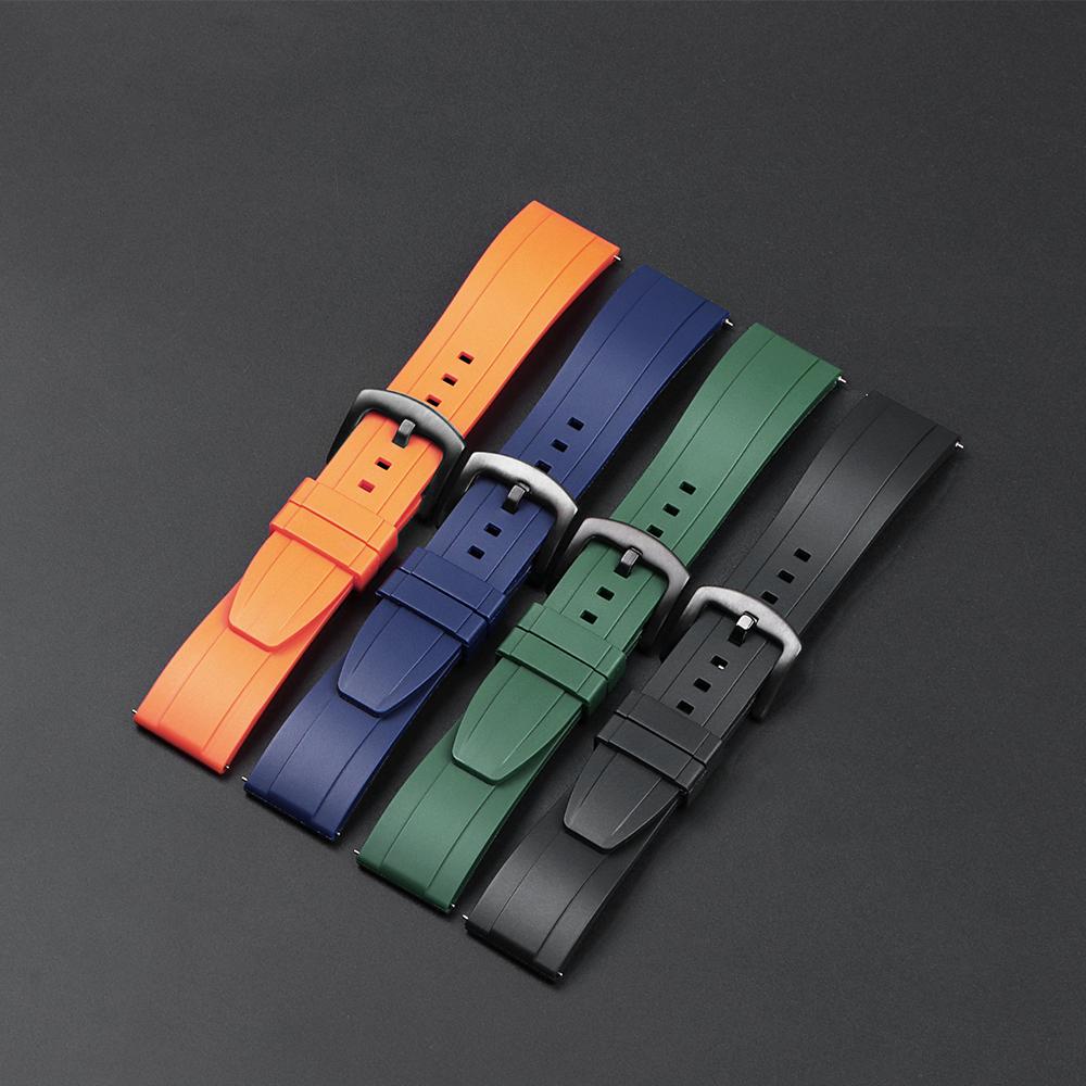 20mm 22mm 24mm Strap for Huawei GT5 Pro 46mm GT4/3Pro for Samsung Galaxy Watch 7 FE 6 5 4 5Pro 6/4Classic Silicone Band Bracelet