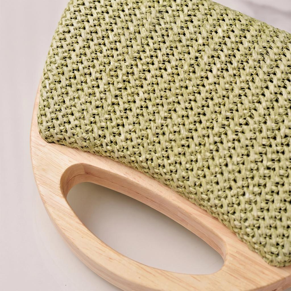 Summer Straw Bags for Women Luxury Woven Purse Fashion Crossbody Shoulder Handbag Beach Clutch Designer Brand Wedding Wallet