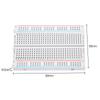 Samcos 400 Set of 400 Tie Mini Breadboard for with Adhesive Tape Breadboard, Holes, 5, Points, Arduino, Electronics,
