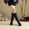 thick-soled down snow wool boots tall large-size boots thickened warm boots