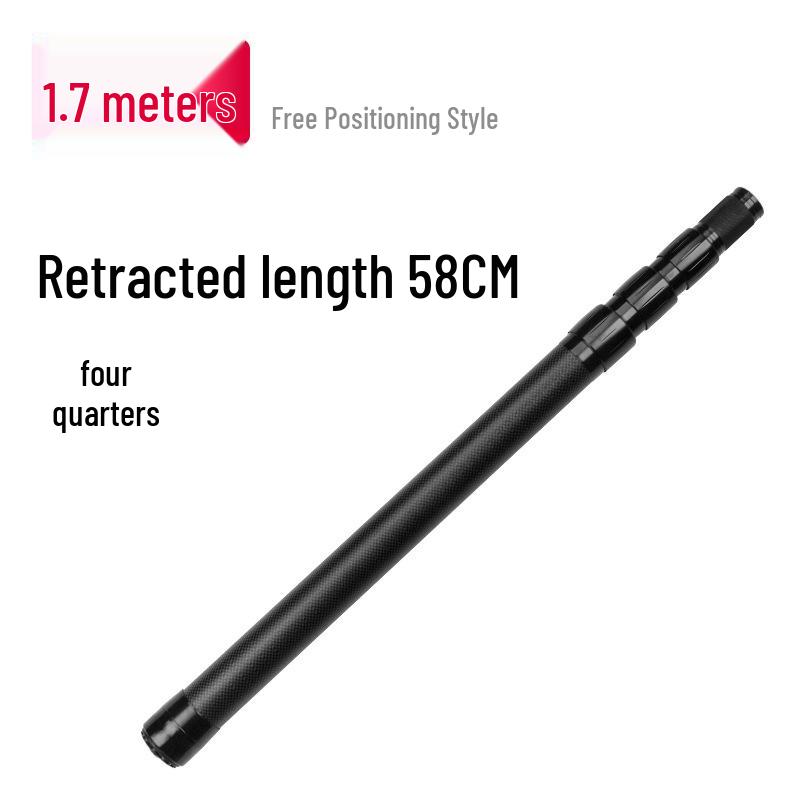 Manulife 3M Carbon Sky Canopy Portable Telescopic Fishing Net Pole