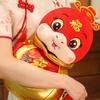 2025 Jahr der Schlange Stofftier Plüsch Chinesisches Neujahr Dekoration Maskottchen