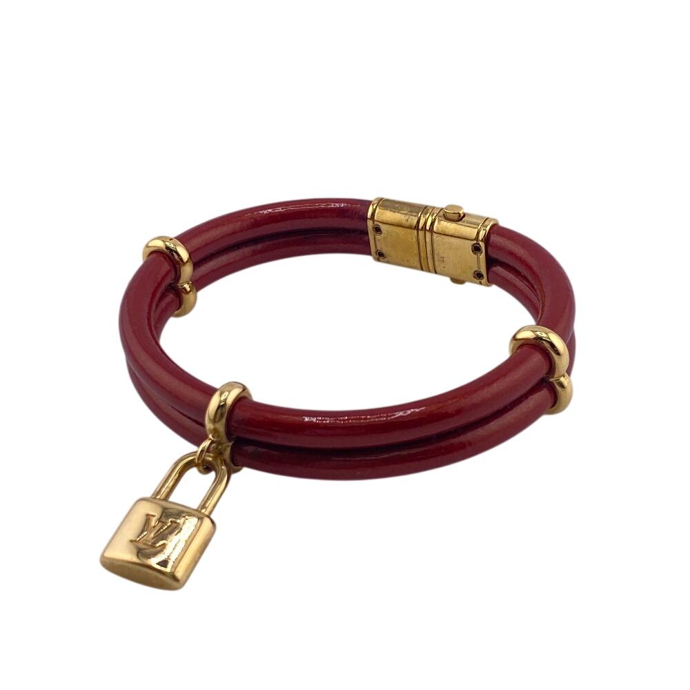 

LOUIS VUITTON M6642E LV Кадена Лакована шкіра Brasserie Keep It Twice браслет Amarrant Лакована шкіра Жіночий Вживаний