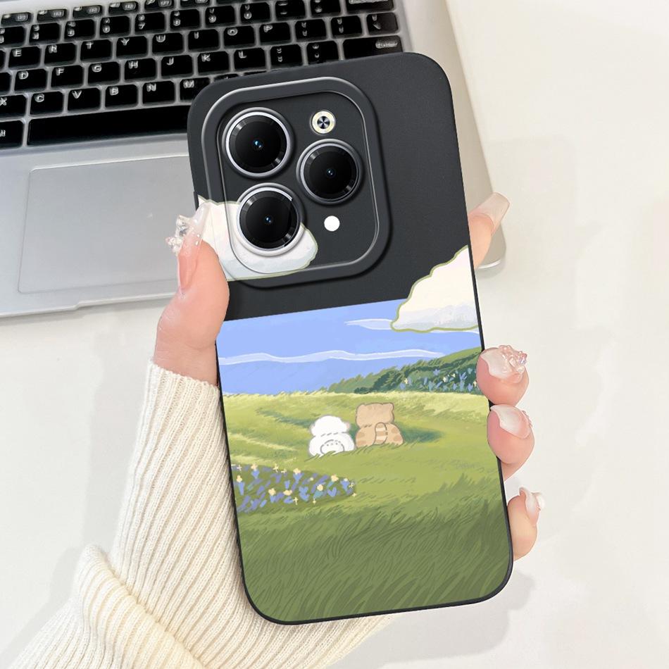 For Infinix Hot 40 Pro Case Hot 40 40i 40Pro Hot40 Hot40i Cute Panda Rabbit Cartoon Soft Silicone Shockproof Phone Cases